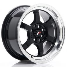 JAPAN RACING JR12 Glossy Black R15 W7.5 PCD4x100/108 ET26 DIA73.1