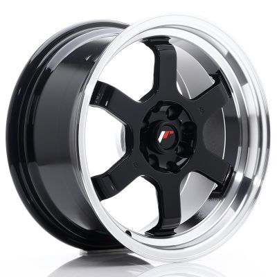 Диски JAPAN RACING JR12 Glossy Black R16 W8 PCD4x100/114.3 ET15 DIA73.1