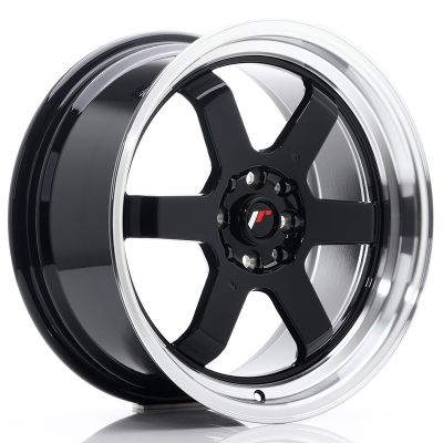 Диски JAPAN RACING JR12 Glossy Black R17 W8 PCD4x100/114.3 ET33 DIA73.1