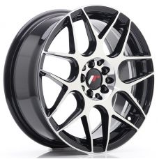 JAPAN RACING JR18 Black Machined R17 W7 PCD4x100/114.3 ET40 DIA73.1