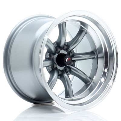 Диски JAPAN RACING JR19 Gun metal R15 W10.5 PCD4x100/114.3 ET-32 DIA73.1