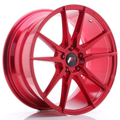 Диски JAPAN RACING JR21 Platinum Red R19 W8.5 PCD5x120 ET35 DIA72.6