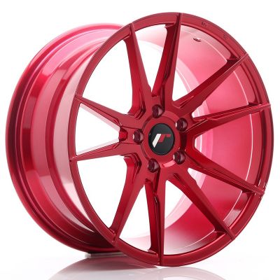 Диски JAPAN RACING JR21 Platinum Red R19 W9.5 PCD5x120 ET40 DIA72.6