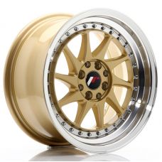 JAPAN RACING JR26 Gold Machined Lip R16 W8 PCD4x100/108 ET25 DIA67.1