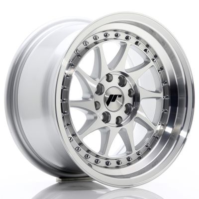 Диски JAPAN RACING JR26 Silver Machined Face R15 W8 PCD4x100/108 ET25 DIA67.1