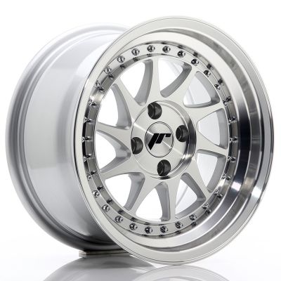 Диски JAPAN RACING JR26 Silver Machined Face R15 W8 PCD4x100 ET5 DIA67.1