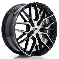 JAPAN RACING JR28 Glossy Black Machined Face R17 W7 PCD5x100 ET35 DIA67.1