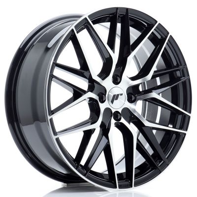 Диски JAPAN RACING JR28 Glossy Black Machined Face R18 W7.5 PCD4x100 ET40 DIA67.1