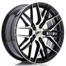JAPAN RACING JR28 Glossy Black Machined Face R18 W7.5 PCD5x112 ET40 DIA66.6