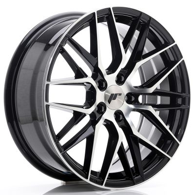 Диски JAPAN RACING JR28 Glossy Black Machined Face R18 W7.5 PCD5x112 ET40 DIA66.6