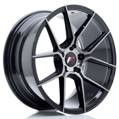 Диски JAPAN RACING JR30 Black Brushed Tinted Face R18 W8.5 PCD5x112 ET40 DIA66.6