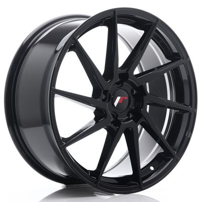 Диски JAPAN RACING JR36 Glossy Black R19 W8.5 PCD5x112 ET45 DIA66.6