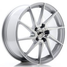 JAPAN RACING JR36 Silver Brushed Face R18 W8 PCD5x120 ET35 DIA72.6