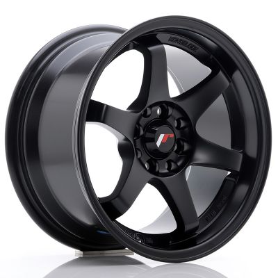 Диски JAPAN RACING JR3 Matt Black R15 W8 PCD4x100/114.3 ET25 DIA73.1