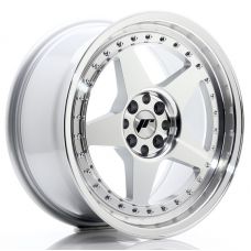 JAPAN RACING JR6 Silver Machined Face R17 W8 PCD5x114.3/120 ET25 DIA74.1