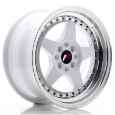 JAPAN RACING JR6 White Machined Lip R16 W8 PCD4x100/108 ET25 DIA67.1