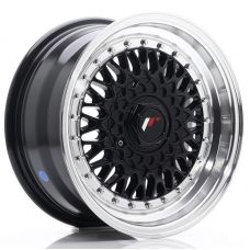 JAPAN RACING JR9 Glossy Black Machined Lip R15 W7 PCD4x100/108 ET20 DIA74.1