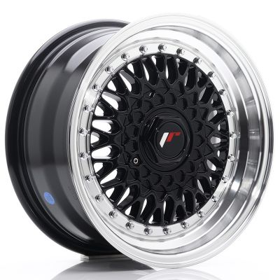 Диски JAPAN RACING JR9 Glossy Black Machined Lip