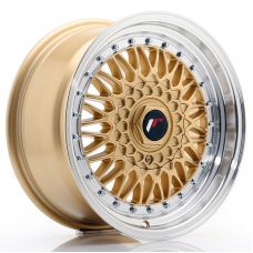 JAPAN RACING JR9 Gold Machined Lip R16 W7.5 PCD4x100/108 ET25 DIA74.1