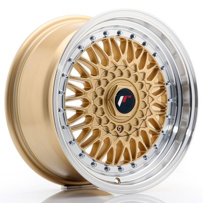 Диски JAPAN RACING JR9 Gold Machined Lip R16 W7.5 PCD4x100/108 ET25 DIA74.1