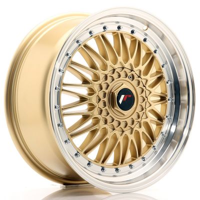 Диски JAPAN RACING JR9 Gold Machined Lip R18 W8 PCD5x100/120 ET35 DIA74.1