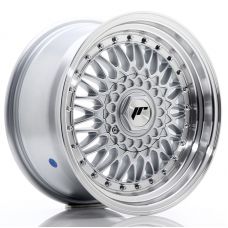 JAPAN RACING JR9 Silver Machined Lip+Silver Rivets R16 W8 PCD4x100/108 ET25 DIA74.1