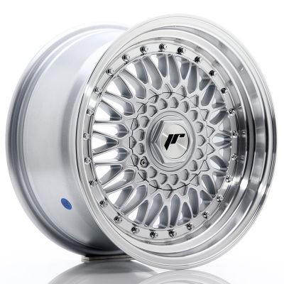 Диски JAPAN RACING JR9 Silver Machined Lip+Silver Rivets R16 W8 PCD4x100/108 ET25 DIA74.1