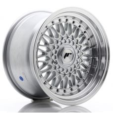 JAPAN RACING JR9 Silver Machined Lip+Silver Rivets R16 W9 PCD4x100/108 ET20 DIA74.1