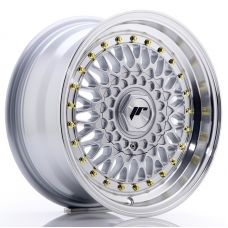 JAPAN RACING JR9 Silver Machined Lip R15 W7 PCD4x100/108 ET20 DIA74.1