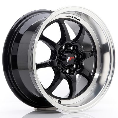 Диски JAPAN RACING TFII Glossy Black R15 W7.5 PCD4x100/114.3 ET30 DIA73.1