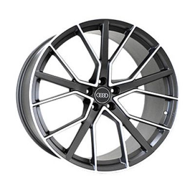 Диски Replica FORGED A970 MATTE-GRAPHITE-WITH-MACHINED-FACE_FORGED R22 W10 PCD5x112 ET26 DIA66.5