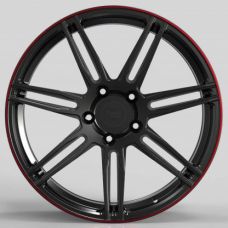 WS FORGED WS2269 SATIN_BLACK_RED_LIP_FORGED R20 W9.5 PCD5x130 ET45 DIA71.6