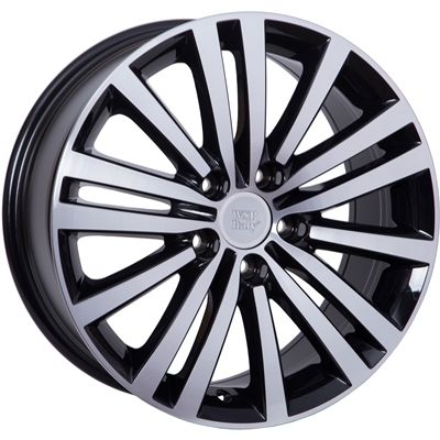 Диски WSP Italy VOLKSWAGEN W462 ALTAIR GLOSSY BLACK POLISHED R17 W7,5 PCD5x112 ET47 DIA57,1