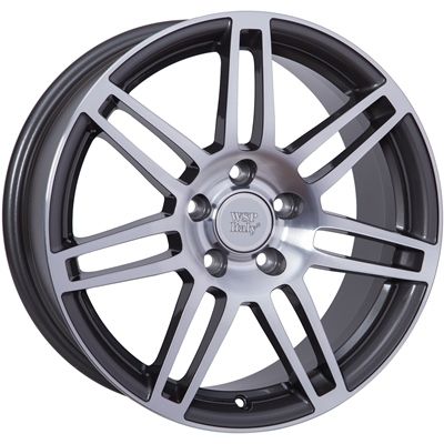 Диски WSP Italy AUDI W557 S8 COSMA TWO ANTHRACITE POLISHED R18 W8 PCD5x112 ET30 DIA66,6