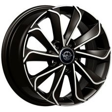 WSP Italy FORD WD003 CORINTO GLOSSY BLACK POLISHED R16 W6.5 PCD5x108 ET47.5 DIA63.4